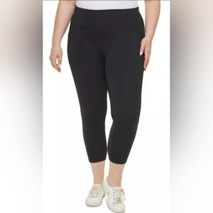 NEW Calvin Klein Performance High Waist Ankle Length Legging XXL w Keyhole NWT